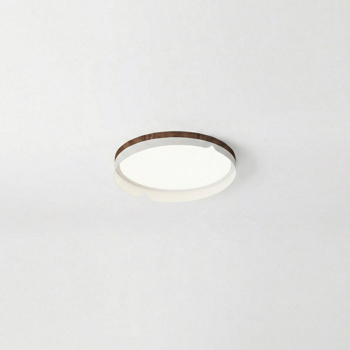 Plafonnier rond effet bois — Louise