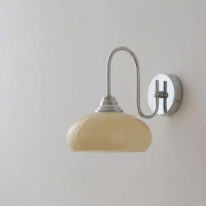 Applique Bauhaus verre crème — Iris