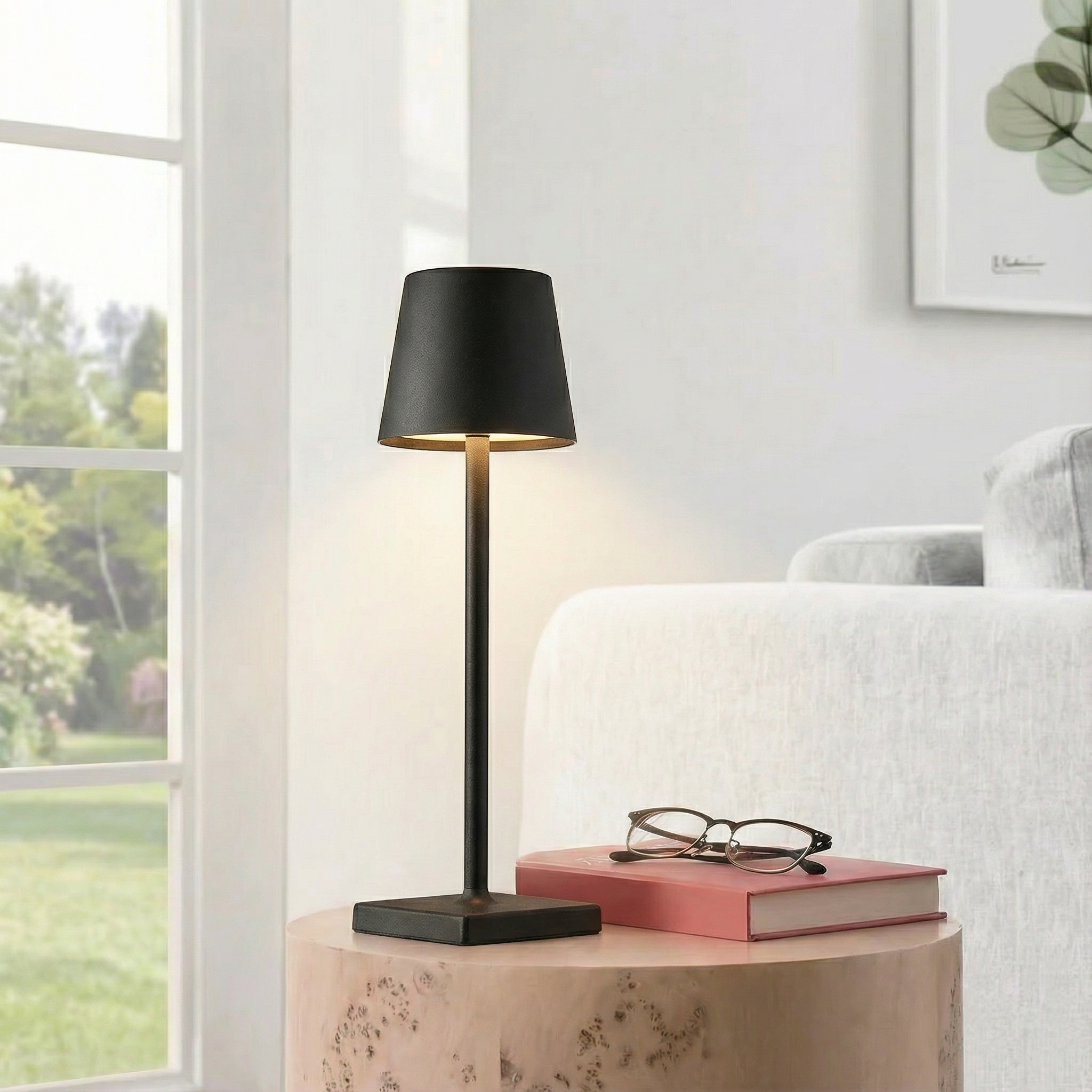 Lampe à poser tactile rechargeable — Aline