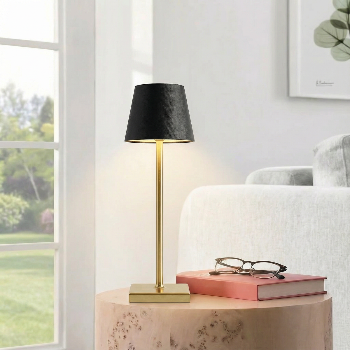 Lampe à poser tactile rechargeable — Aline