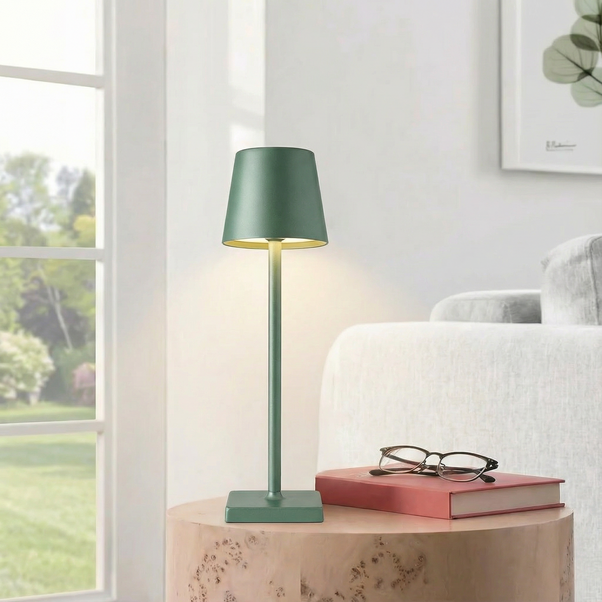 Lampe à poser tactile rechargeable — Aline