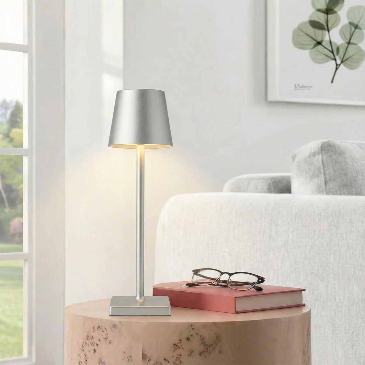Lampe à poser tactile rechargeable — Aline