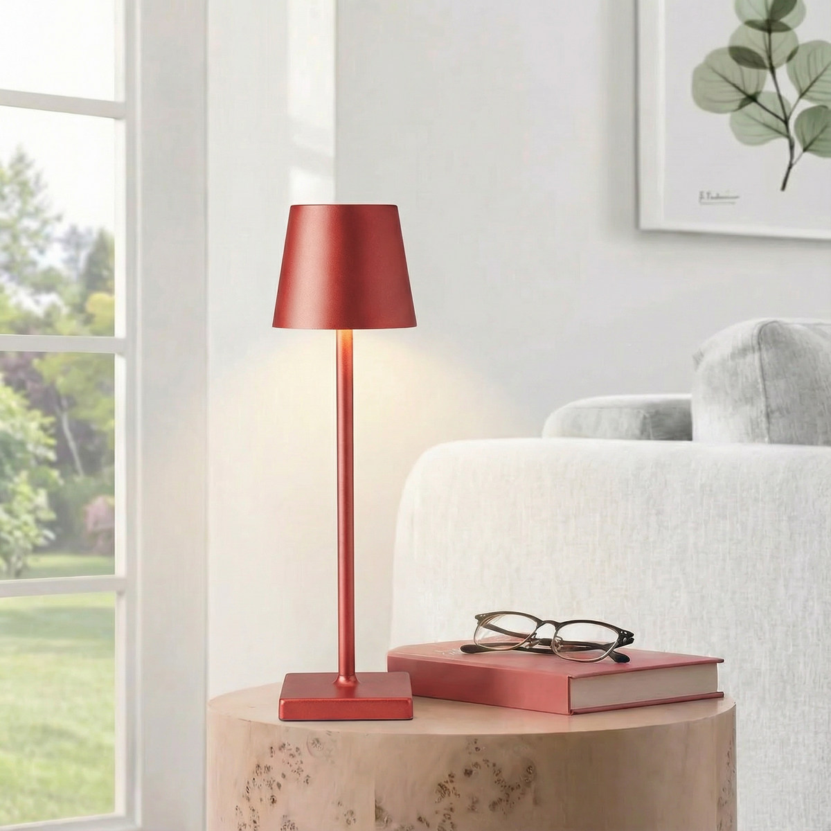 Lampe à poser tactile rechargeable — Aline