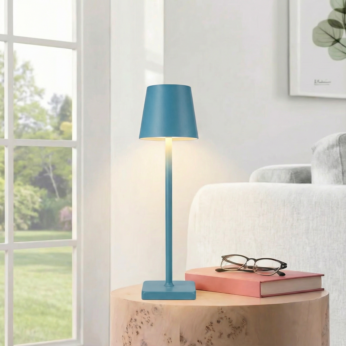 Lampe à poser tactile rechargeable — Aline