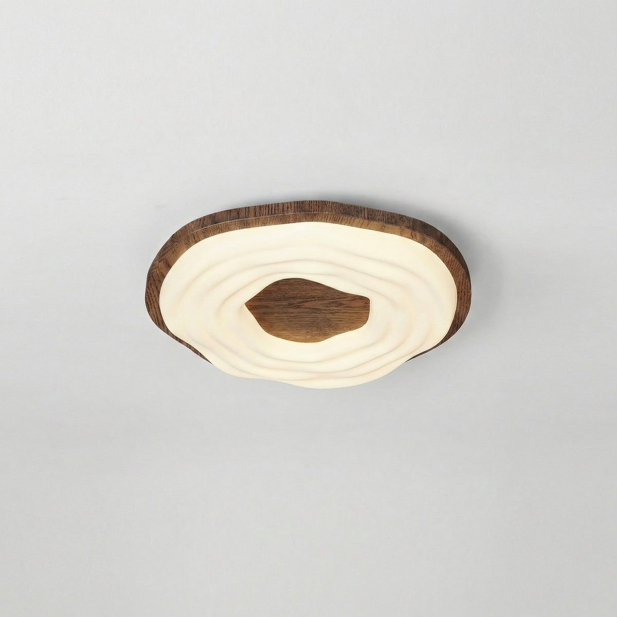 Plafonnier LED effet bois — Jeanne