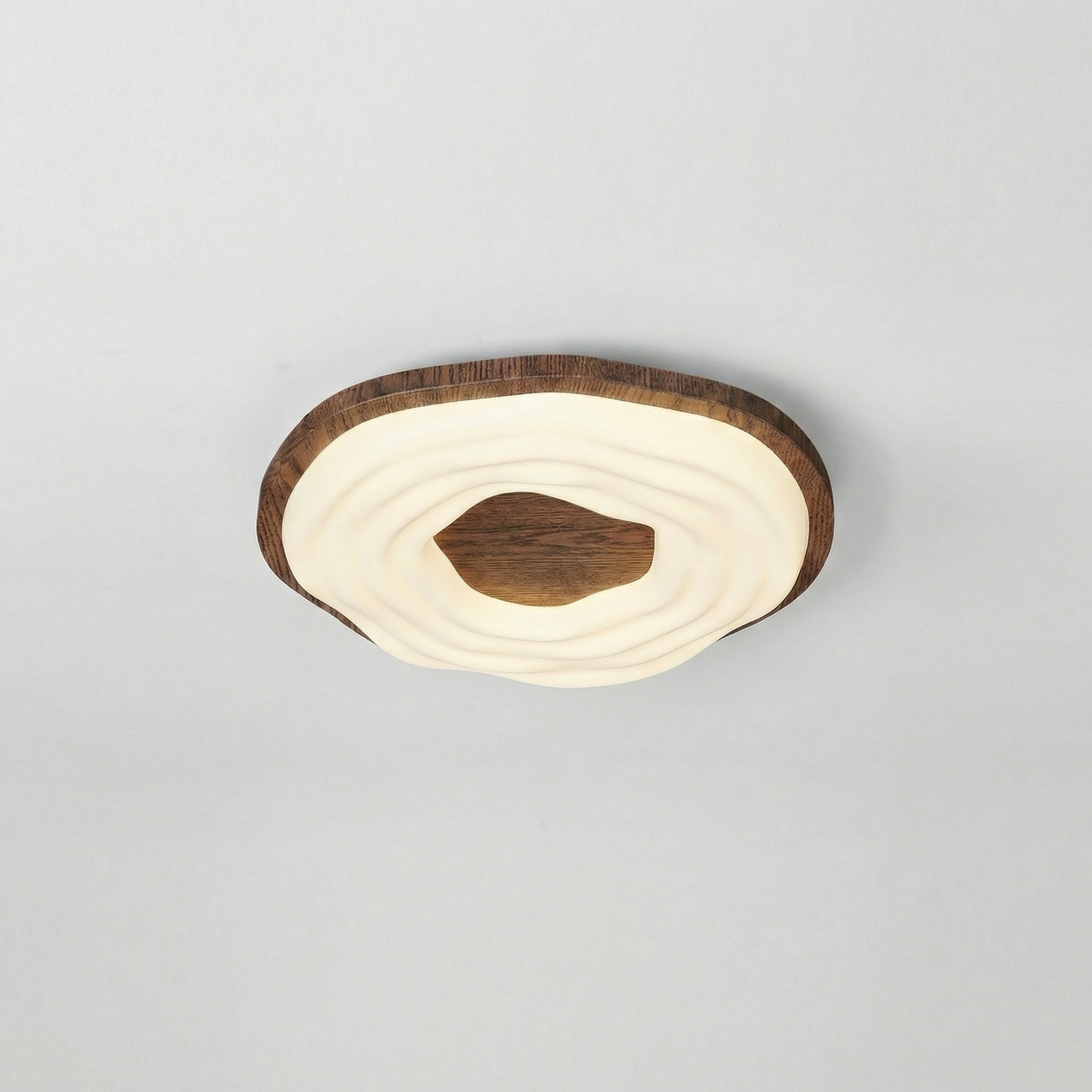 Plafonnier LED effet bois — Jeanne