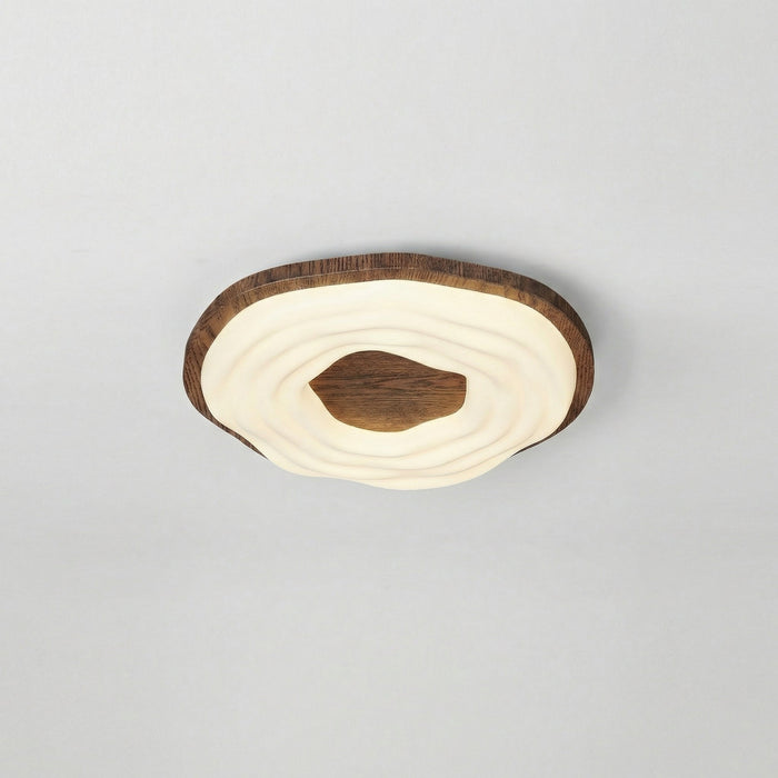 Plafonnier LED effet bois — Jeanne