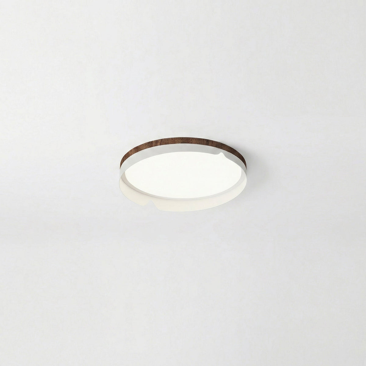 Plafonnier rond effet bois — Louise