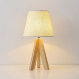 Lampe à poser trépied bois — Adrienne