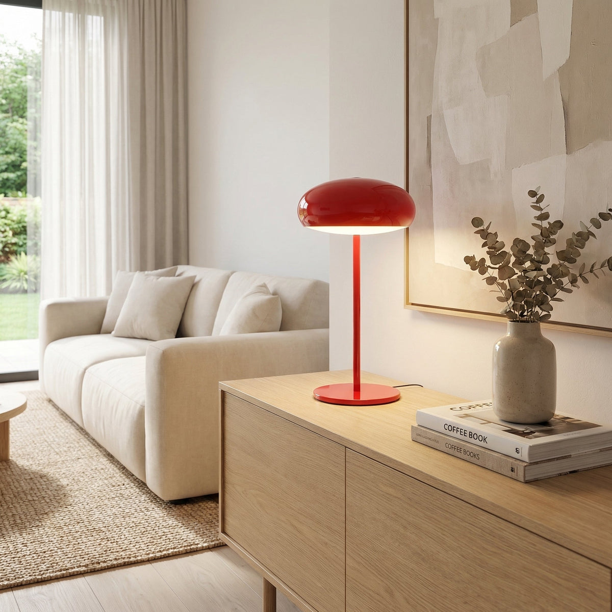 Lampe à poser rechargeable aluminium — Noémie