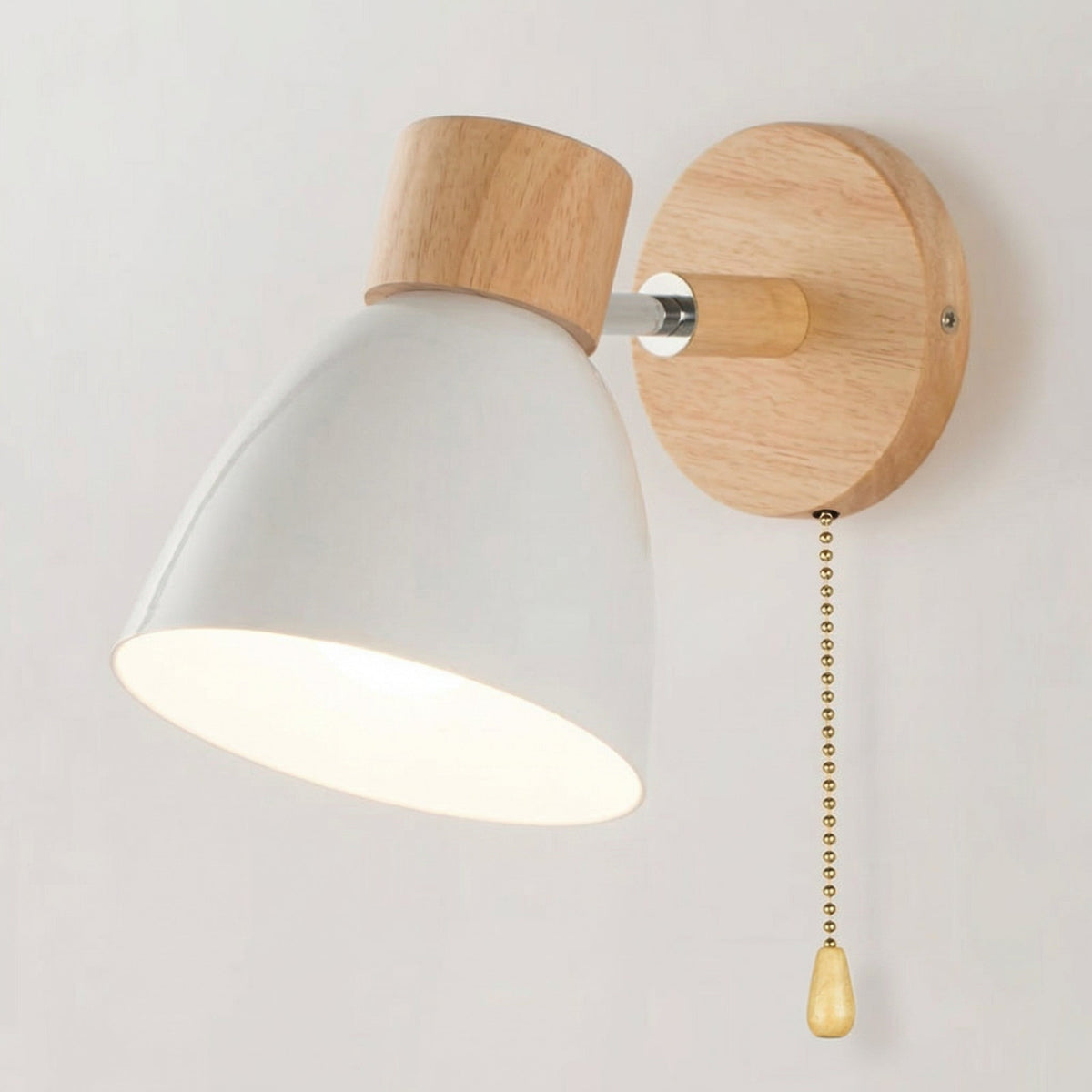 Applique macaron et bois — Perrine