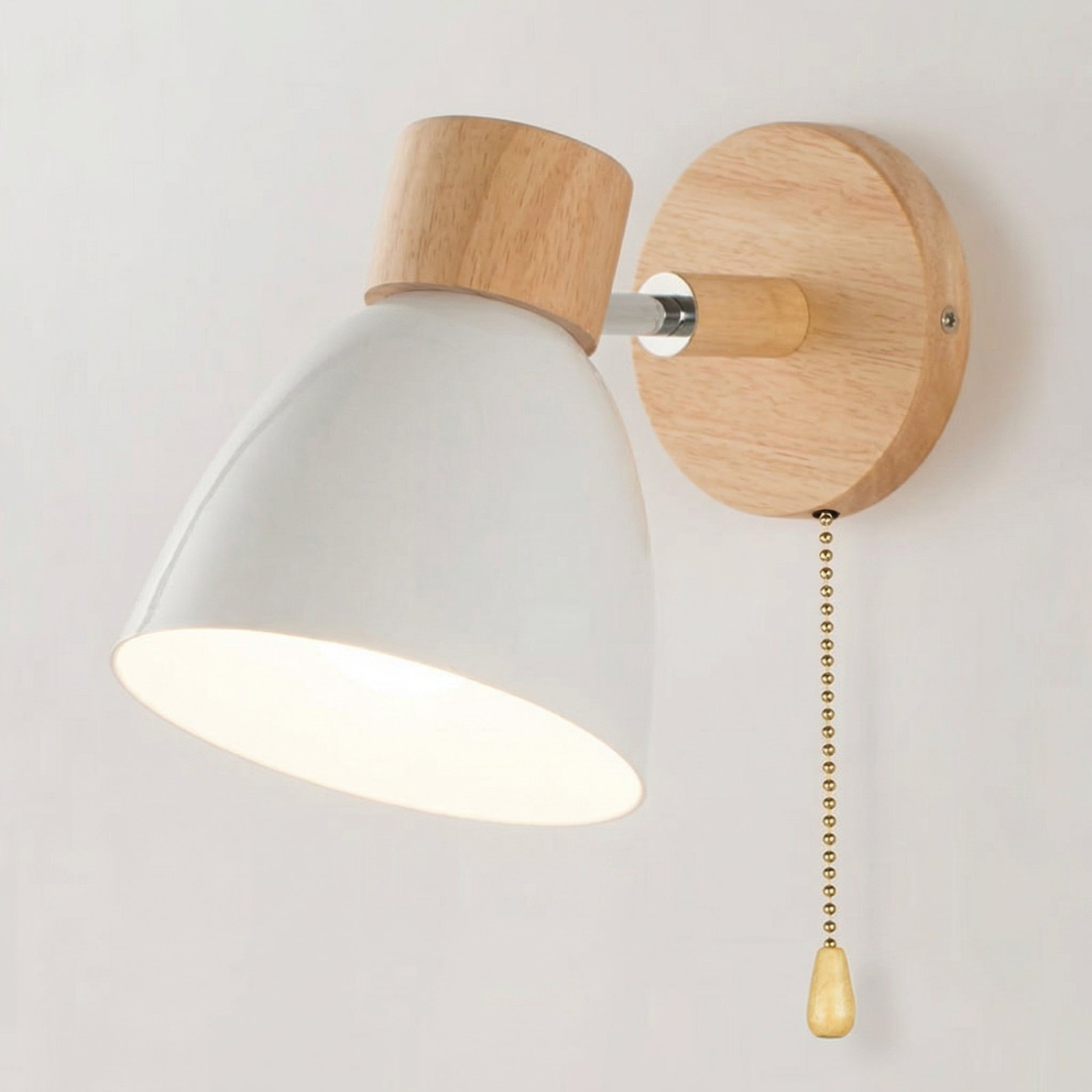 Applique macaron et bois — Perrine