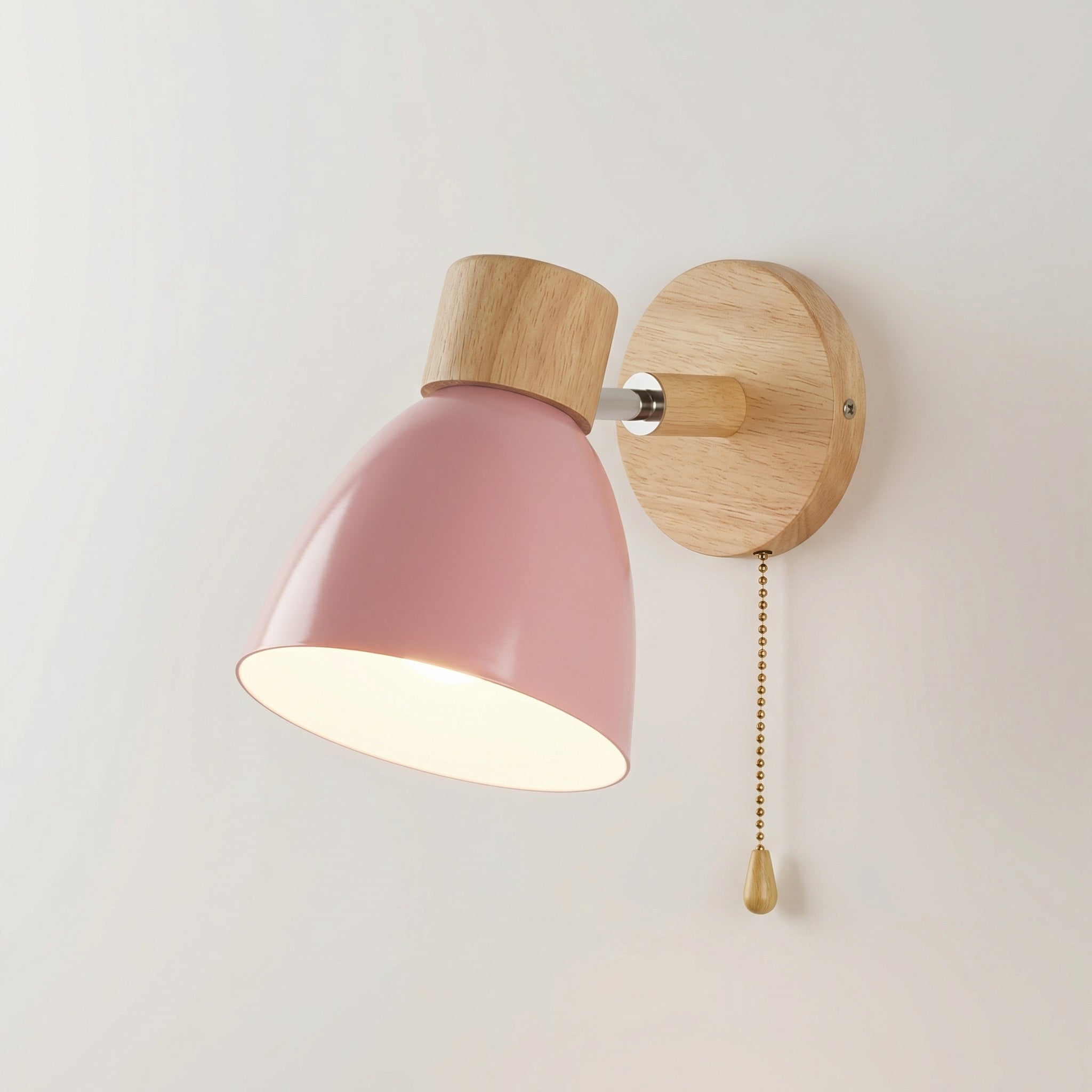 Applique macaron et bois — Perrine