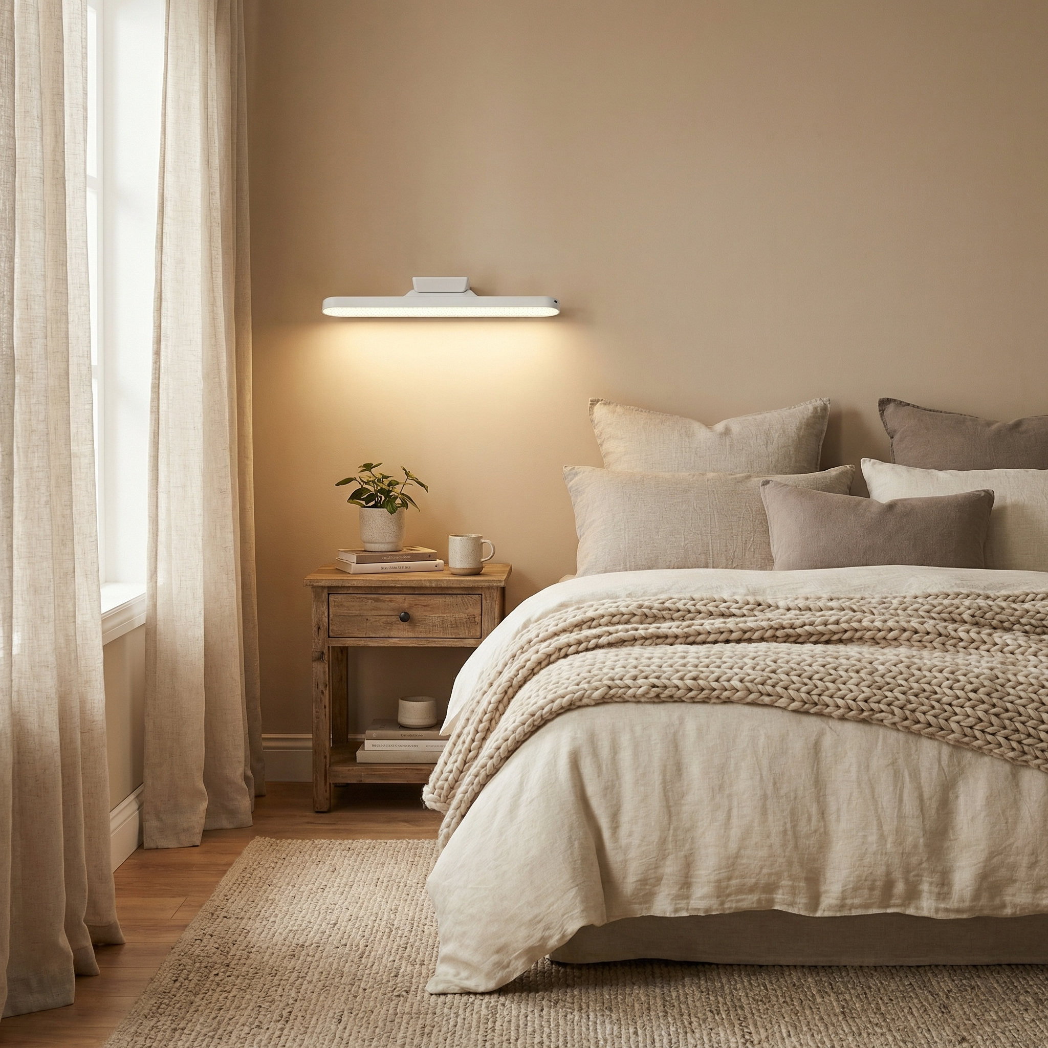 Applique LED rechargeable, télécommande — Émeline