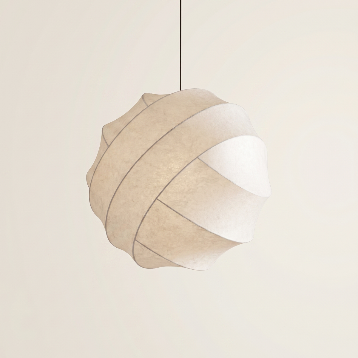 Suspension japonisante en soie — Isaure