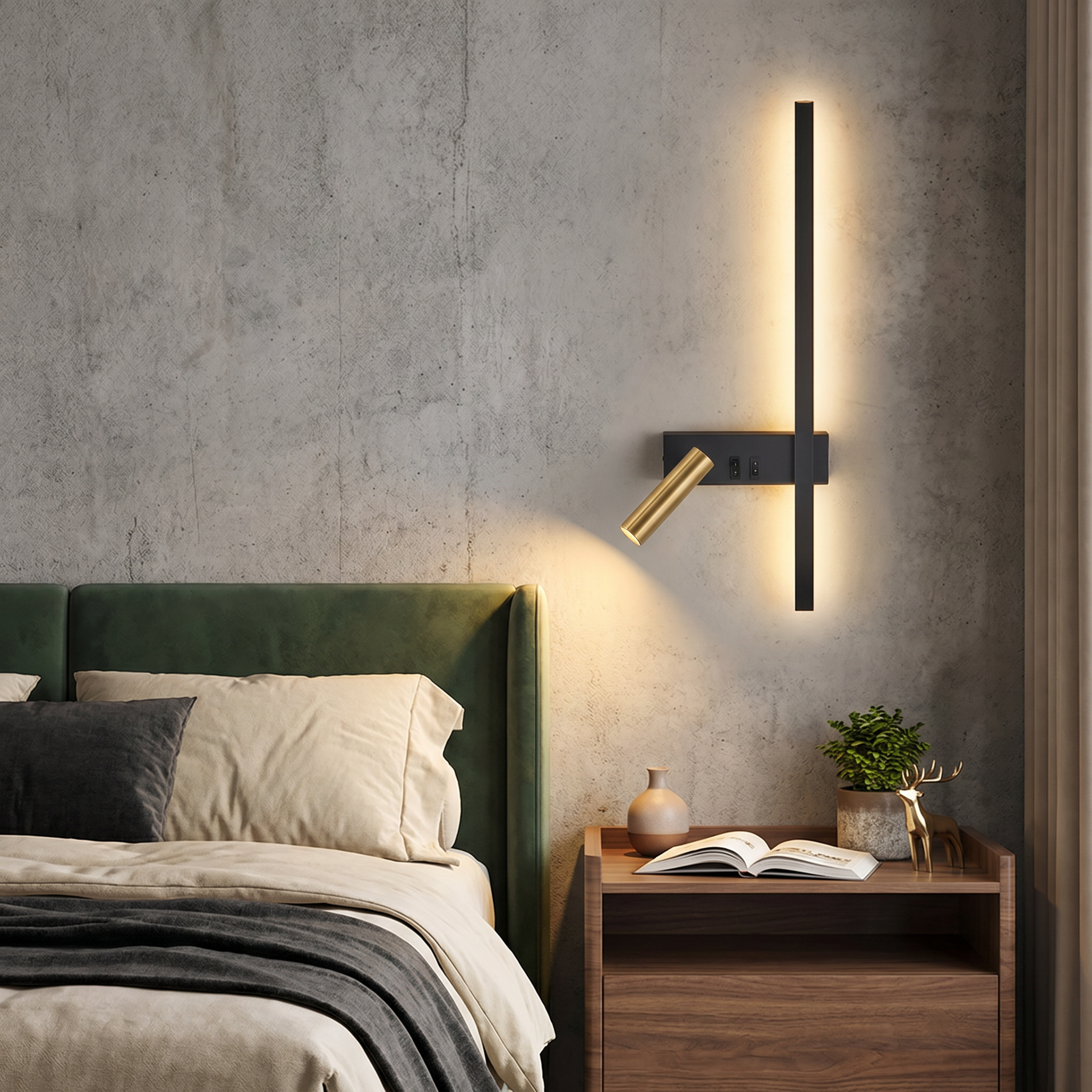 Applique LED double lumière — Ophélie
