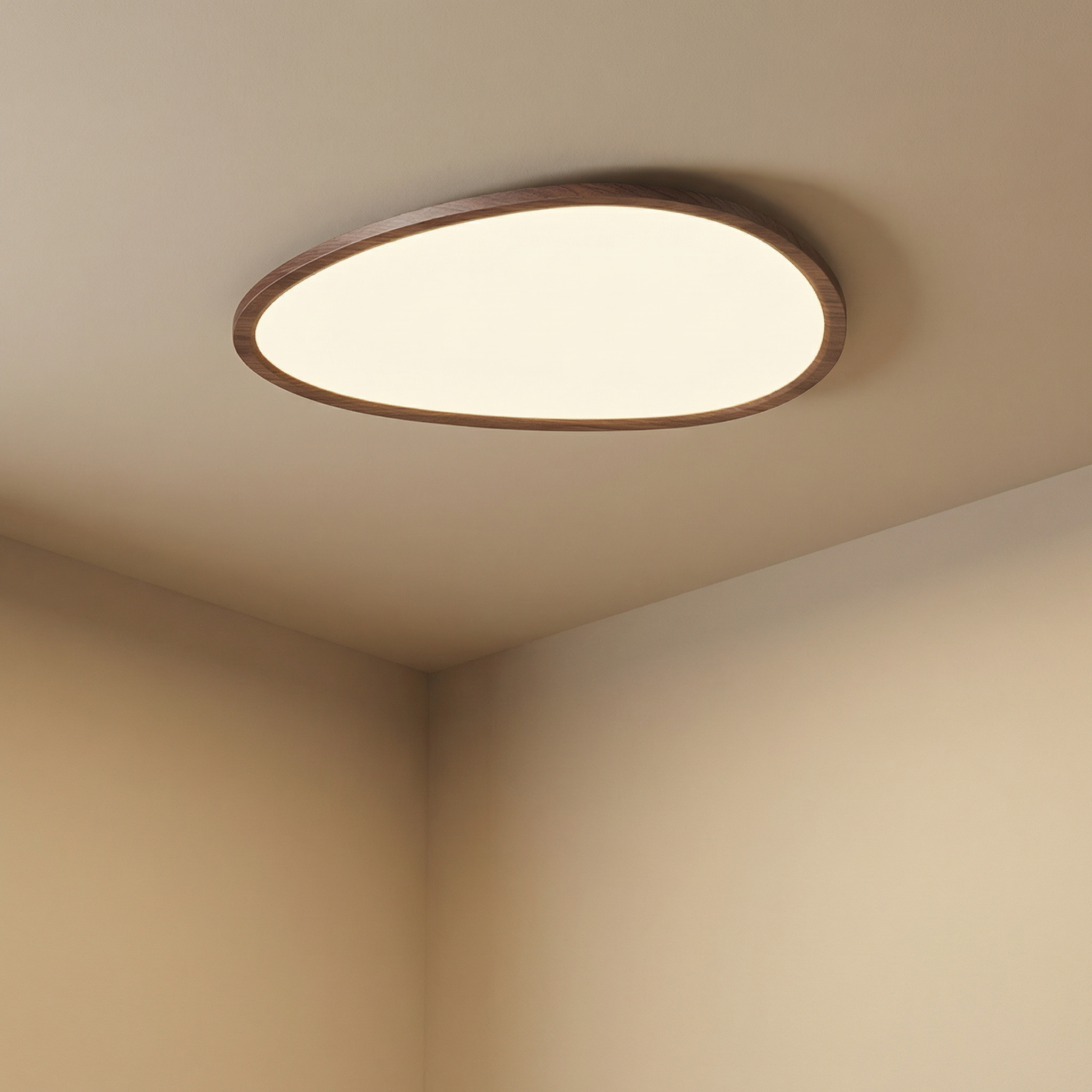 Plafonnier LED abat-jour tissu — Odette